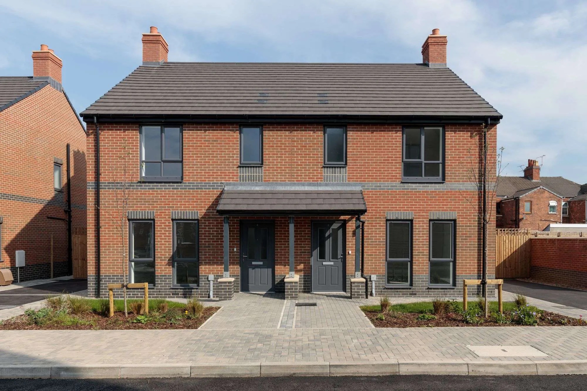 Semi-detached property exterior