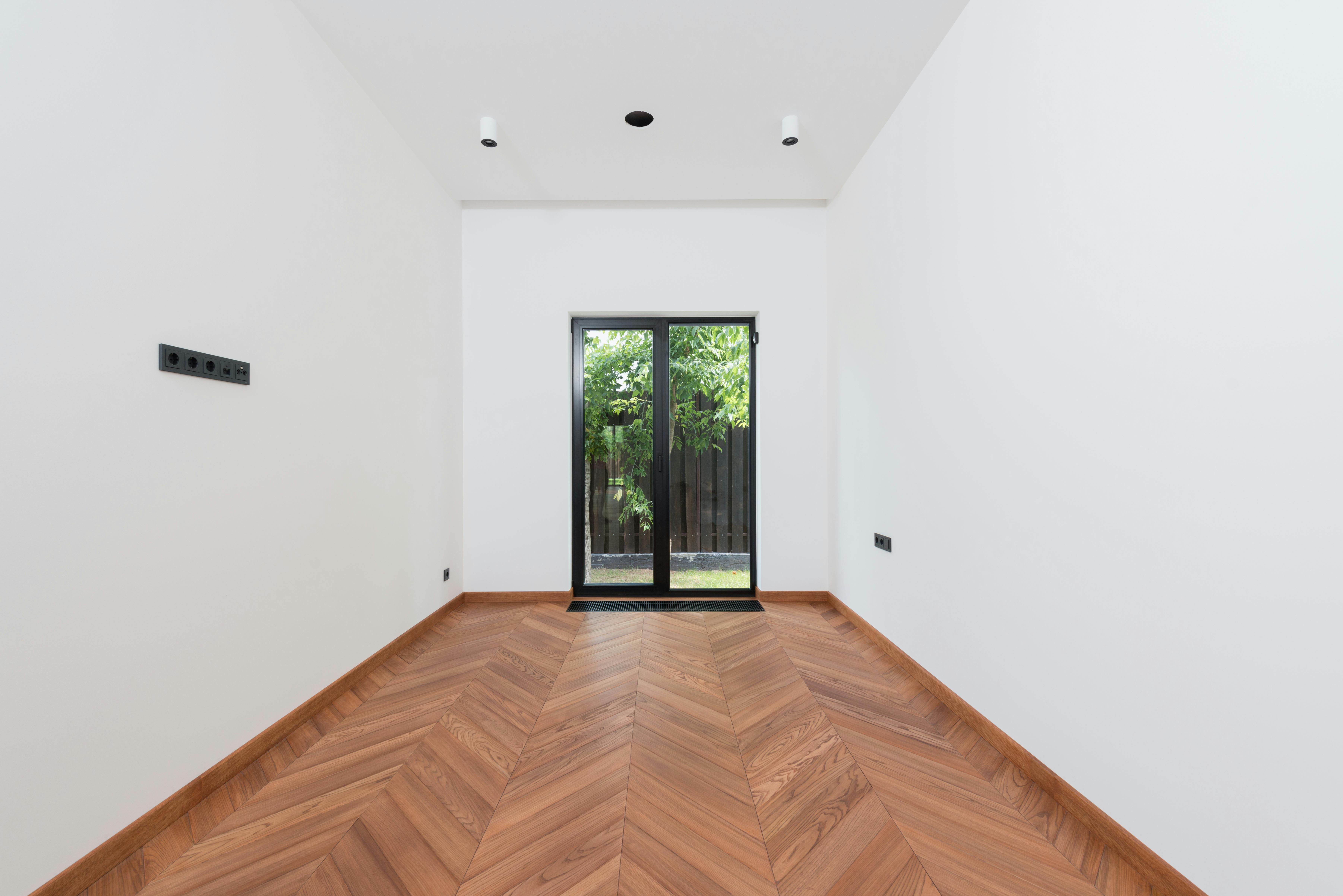 Stone tiled floor